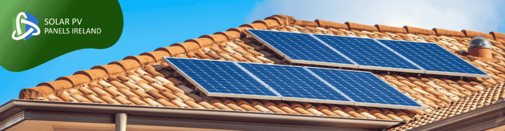 solar panels on roof