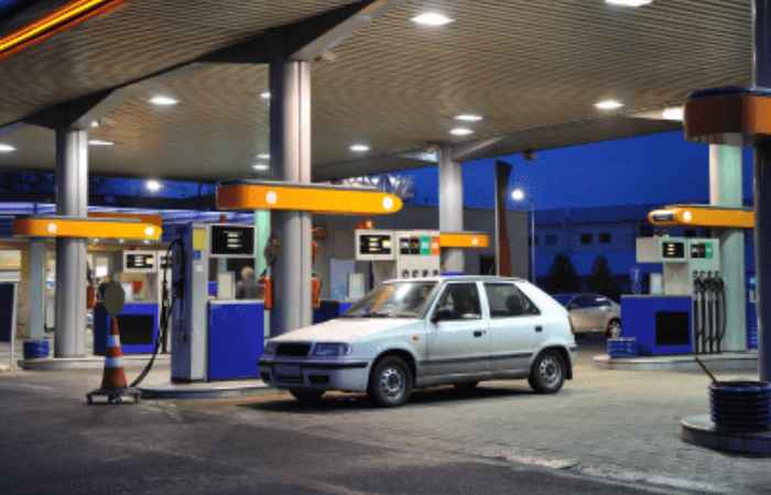 petrol station solar