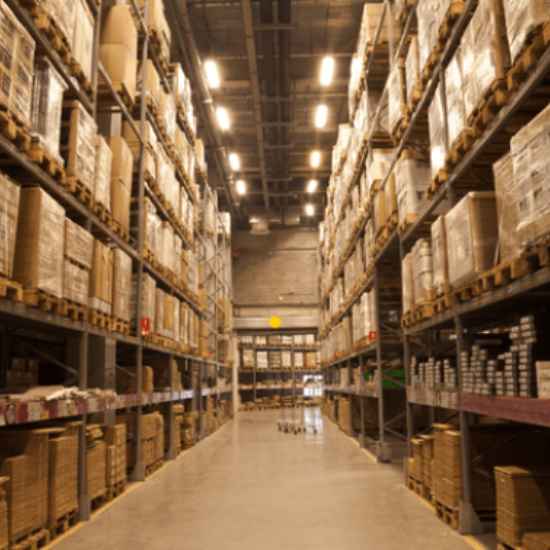warehouse solar panels